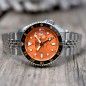 Seiko 5 Sports SSK005K1 'Mikan Orange' 42.5 mm GMT 24 Jewels Automatic Orange Dial Stainless Steel Men's Watch