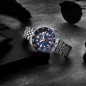 Seiko 5 Sports SSK003K1 'Blueberry' 42.5 mm GMT 24 Jewels Automatic Blue Dial Stainless Steel Men's Watch