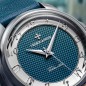 Venezianico Redentore 36 Laguna 1121511 Automatic Blue Dial Stainless Steel Case Leather Strap Dress Watch